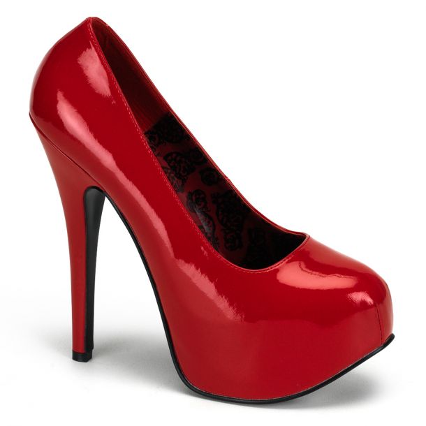 Plateau Pumps TEEZE-06W - Rot (Weit)