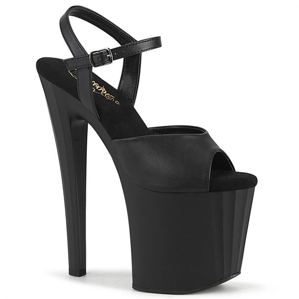 Plateau High Heels ENCHANT-709 - PU Schwarz