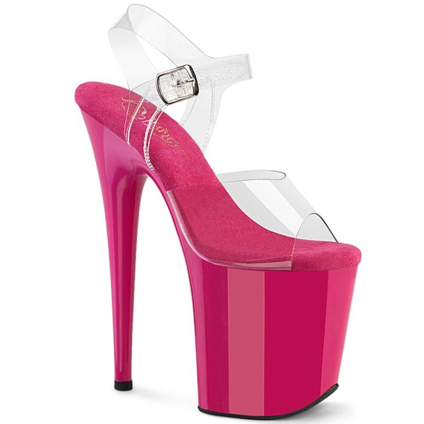 Extrem Plateau Heels FLAMINGO-808 - Hot Pink