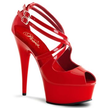 Plateau D'Orsay Peeptoes DELIGHT-612 - Rot*