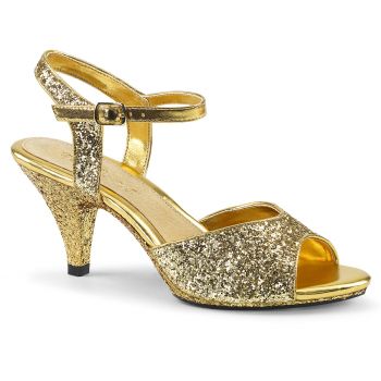 Glitter Sandalette BELLE-309G - Gold