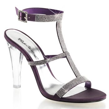 Sandalette CLEARLY-418 - Aubergine