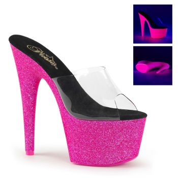  Plateau High Heels ADORE-701UVG - Neon Pink