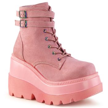 Plateau Ankle Boots SHAKER-52 - Baby Pink