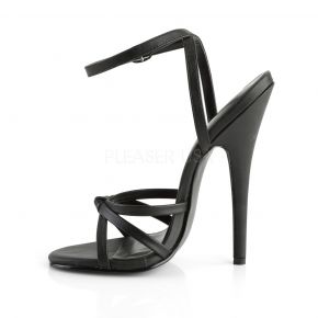 Extrem High Heels DOMINA-108 - PU Schwarz