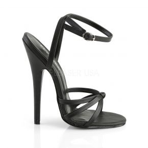 Extrem High Heels DOMINA-108 - PU Schwarz