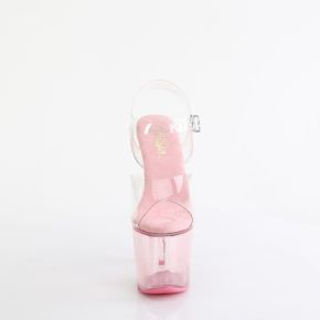 Plateau Sandalette LOVESICK-708T - Klar/Baby Pink