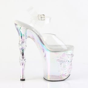 Extrem Heels RAPTURE-808HT - Klar Holografisch